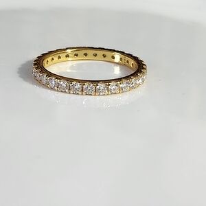 Silver 925 Moissanite full eternity 
Band